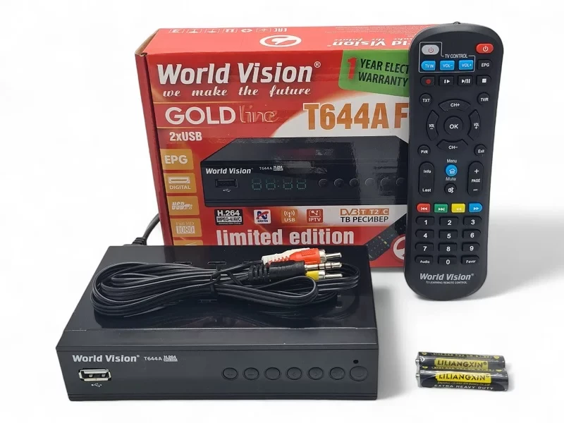 Ресивер цифровий World Vision T644A FM - фото 4