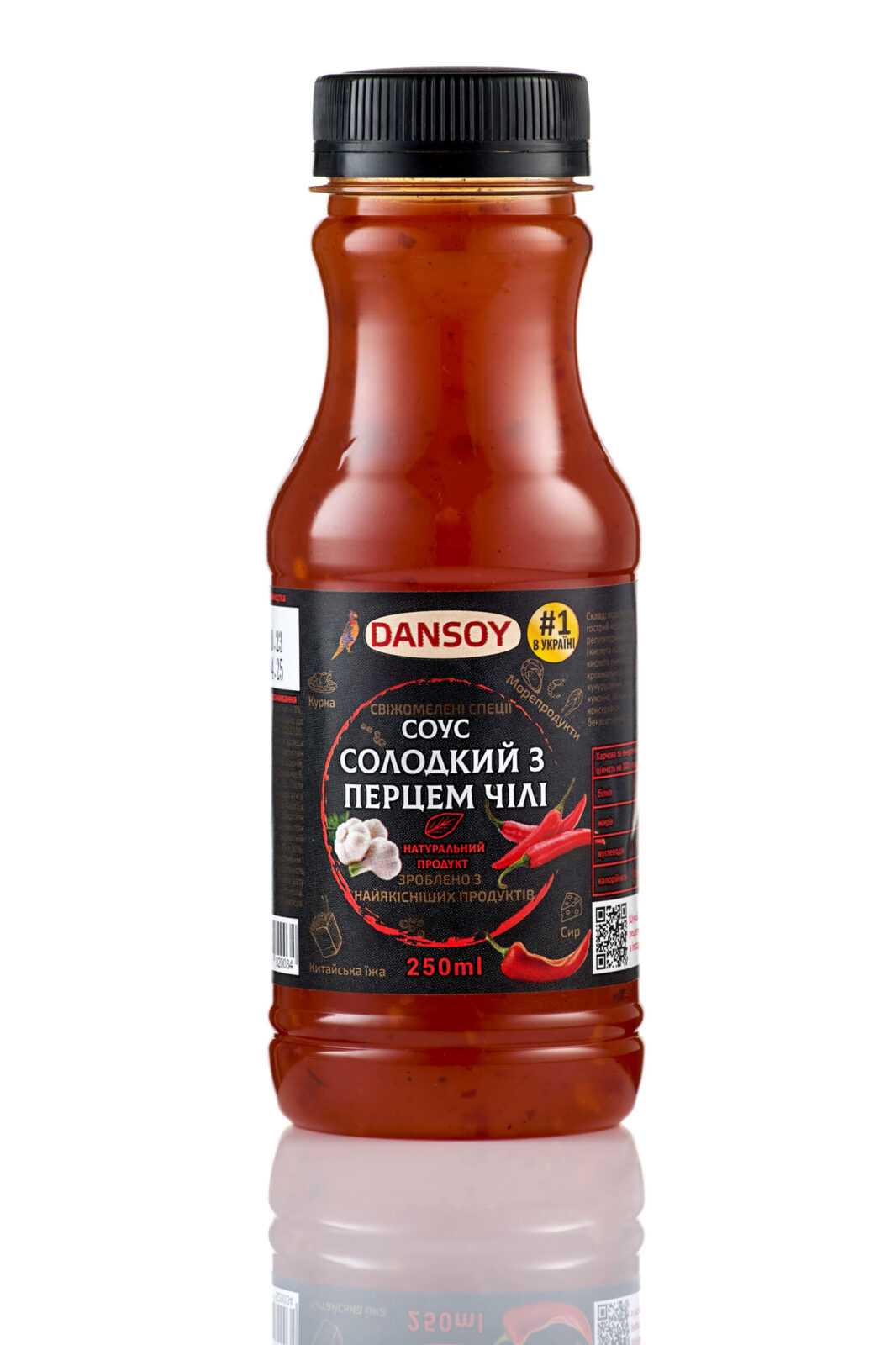 Соус Dansoy Солодкий з перцем чилі 250 мл (33367)