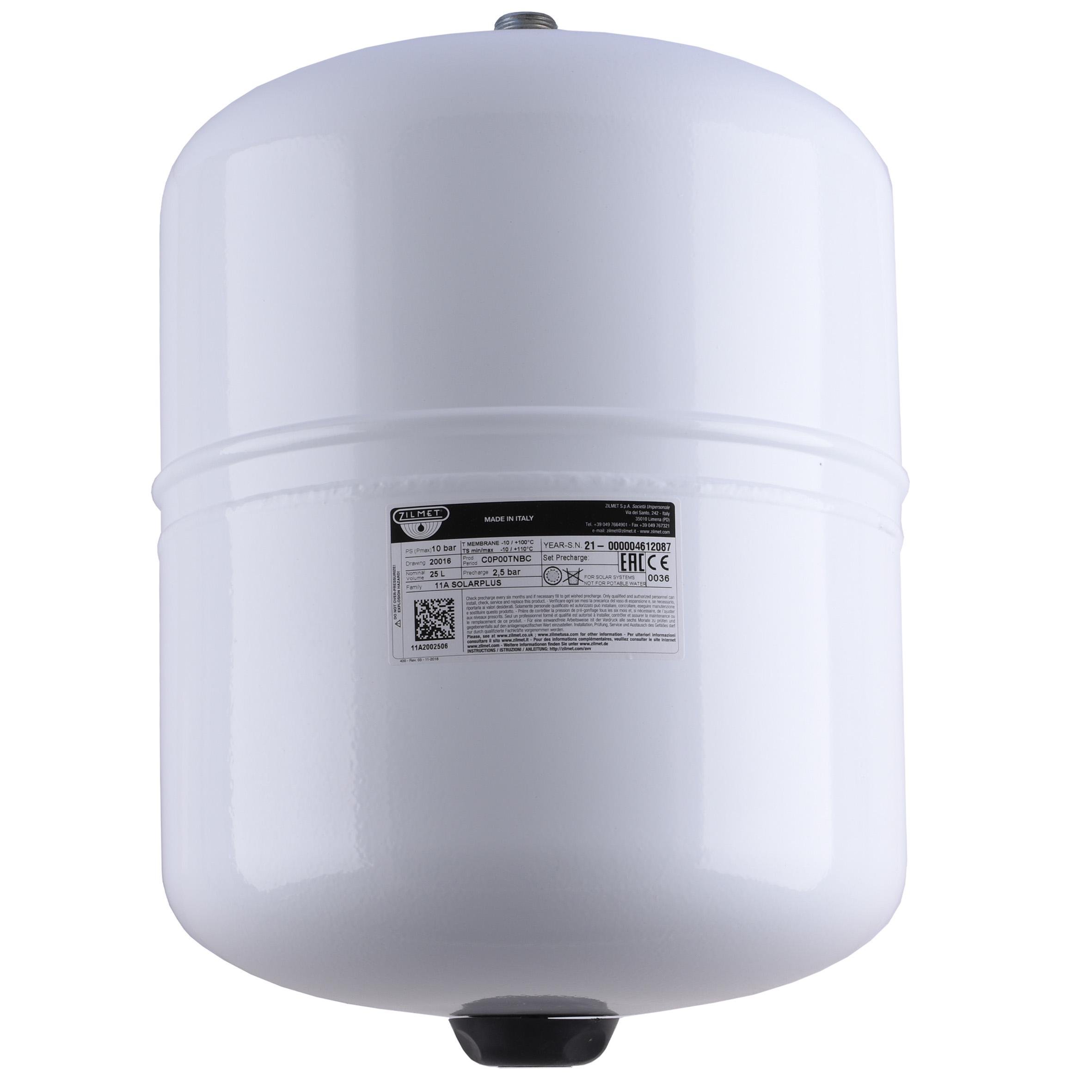 Бак Zilmet solar-plus для систем солнечного отопления 25 л 10bar 11A2002506 (000008003)