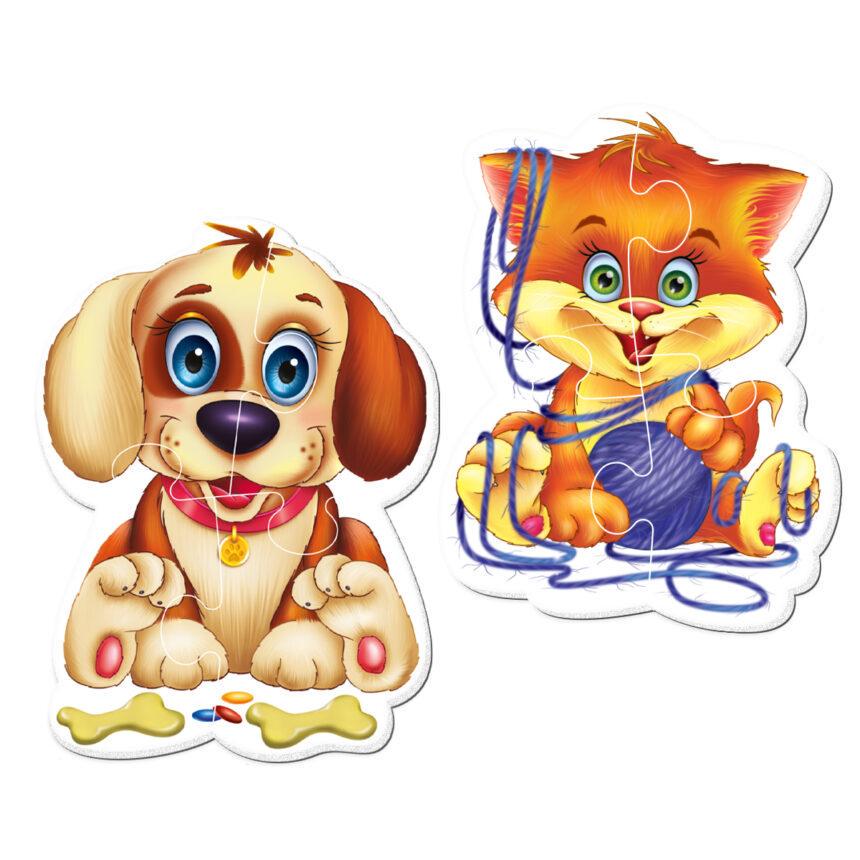 Гра розвивваюча Vladi Toys магнітні бейбі пазли Домашні улюбленці (VT3208-19)