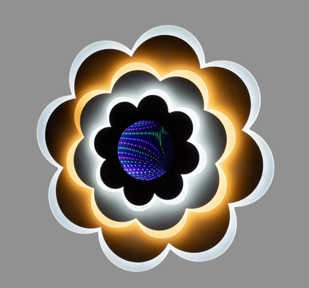 Люстра светодиодная Svet 128W 3000-6000К Белый (SL-5519/500 WT)