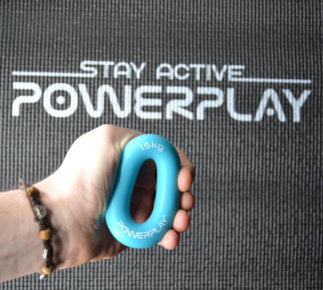 Эспандер кистевой силиконовый PowerPlay PP-4324 Hand Grip Ring Light 15 кг Голубой (A-012897) - фото 9 Эспандер кистевой силиконовый PowerPlay PP-4324 Hand Grip Ring Light 15 кг Голубой (A-012897) - фото 9