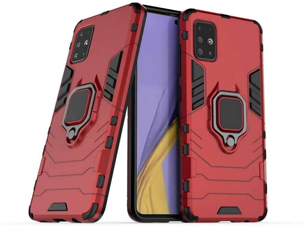 Протиударний чохол Samsung Galaxy A51 A515 (підставка кільце) Red (14007-2D) Протиударний чохол Samsung Galaxy A51 A515 (підставка кільце) Red (14007-2D)