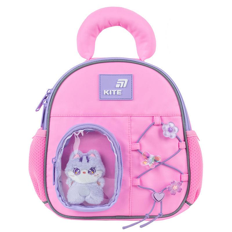 Рюкзак детский KITE Kids Cat&Fun 25х23х10 см 5 л Розовый (K26-2737XXS-1)