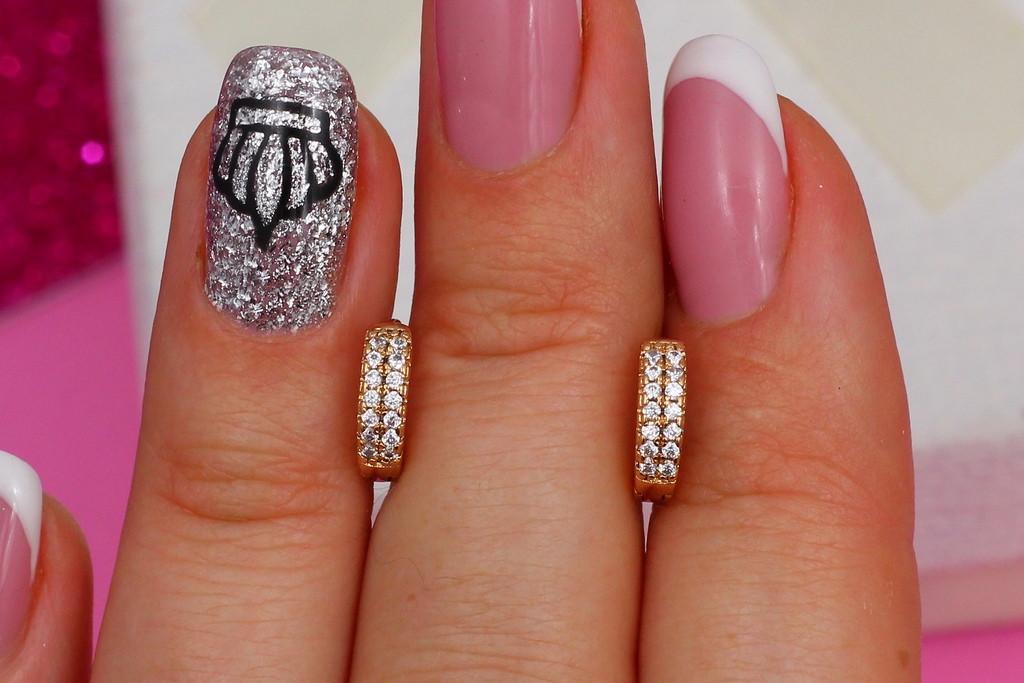 Серьги Xuping Jewelry Колечки с камнями 8 мм Золотистый