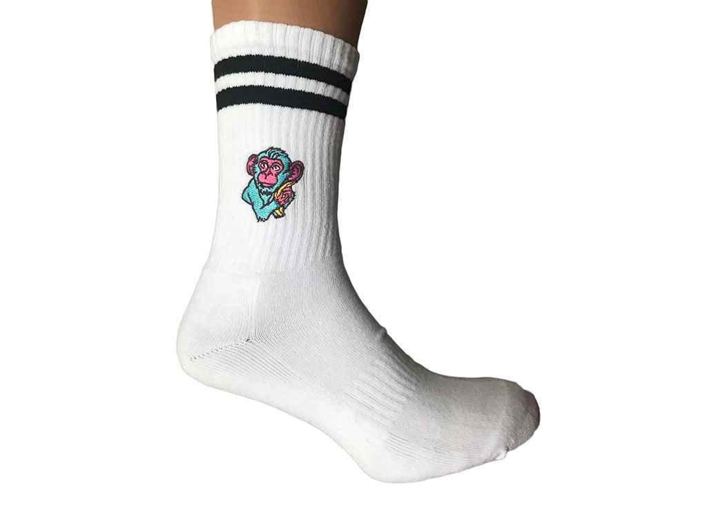 Носки мужские Mofreso махровая стопа обезьяна р. 39-42 Белый (893506)