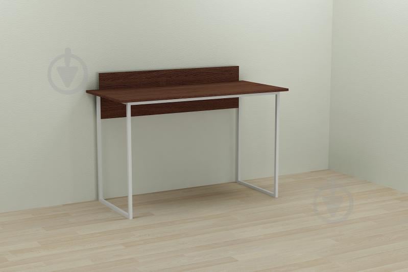 Компьютерный стол Ferrum-decor Скай 75x120x70 белый ДСП Венге 16мм