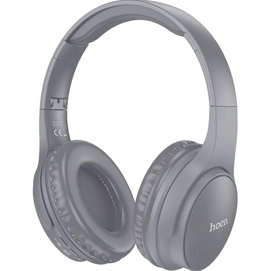 Наушники Hoco W40 Mighty Stereo Bluetooth Headphones Gray