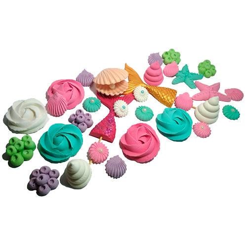 Фігурки з цукрової мастики їстівні на торт Морський набір