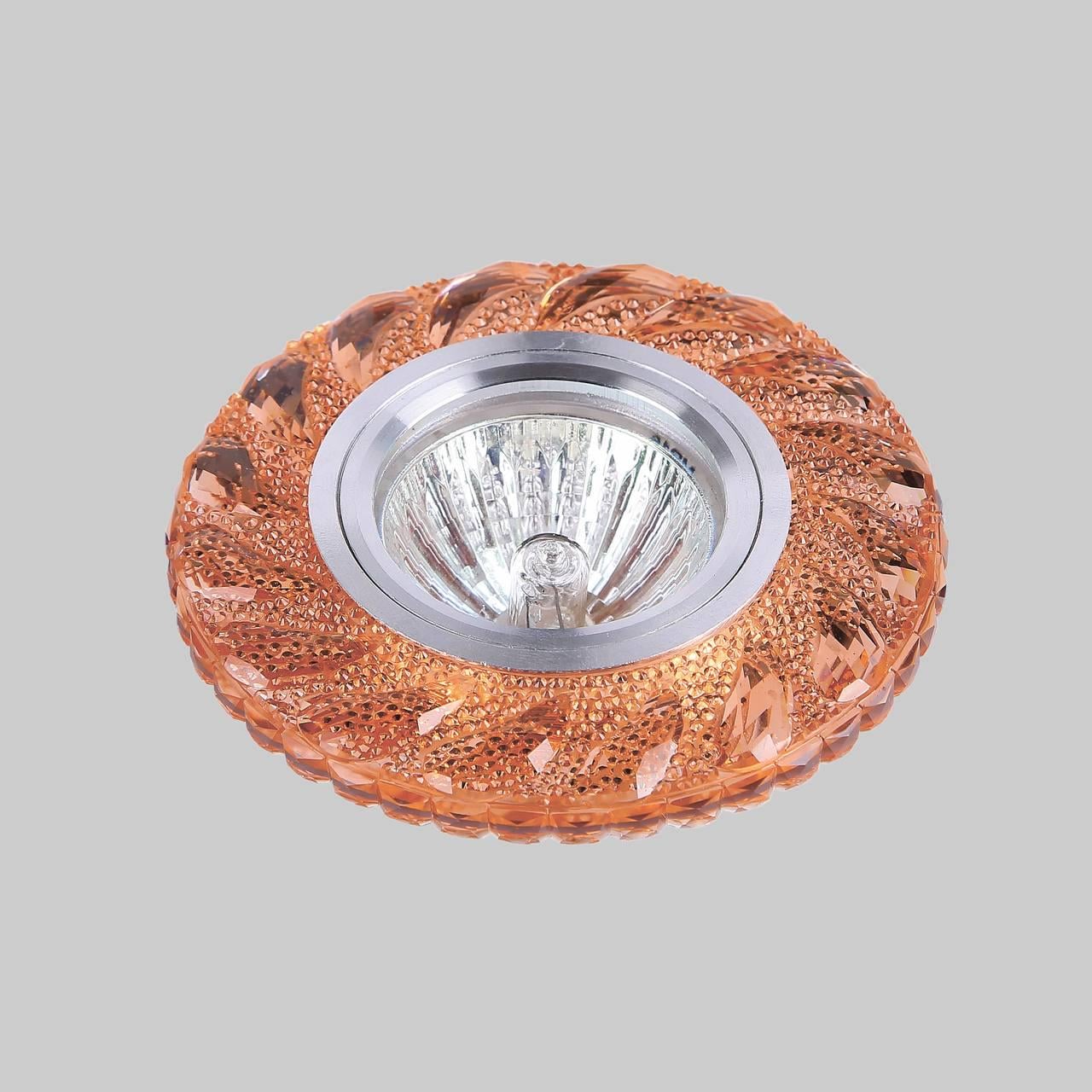 Світильник акриловий врізний Жовтогарячий (05-А75)