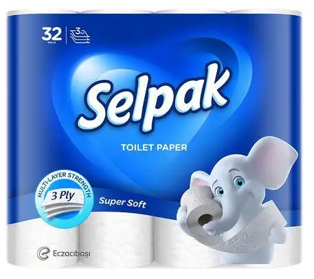 Туалетний папір Selpak тришаровий 32 шт. (8690530284463)