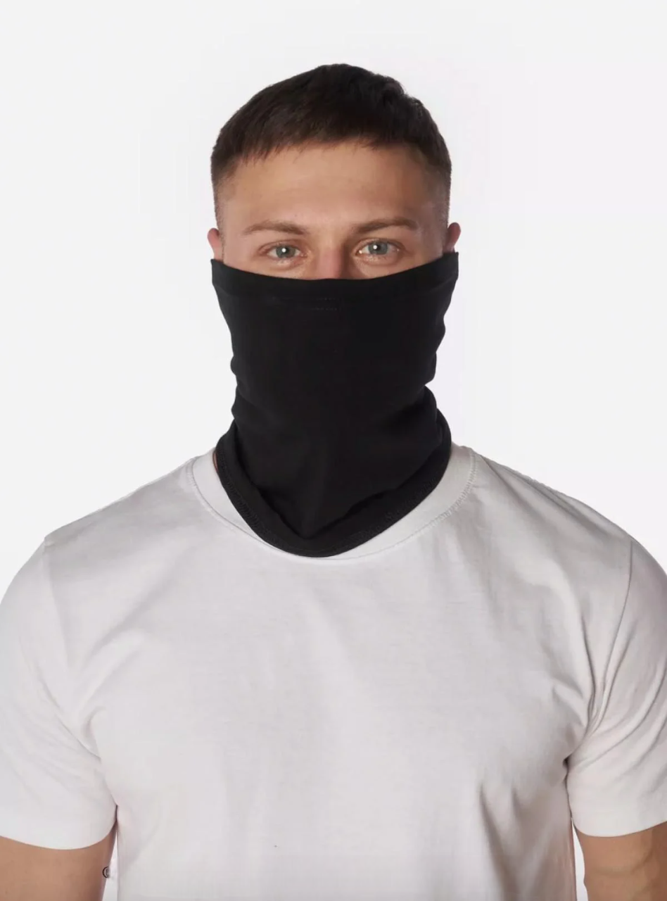 Бафф на шею унисекс OnePro для велосипеда мотоцикла Черный (71875)