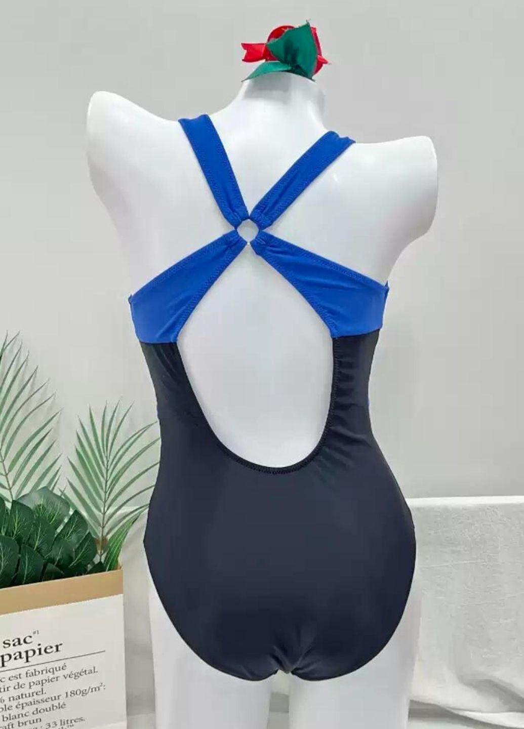 Купальник цельный Davida L Синий (13510) - фото 3 Купальник цельный Davida L Синий (13510) - фото 3