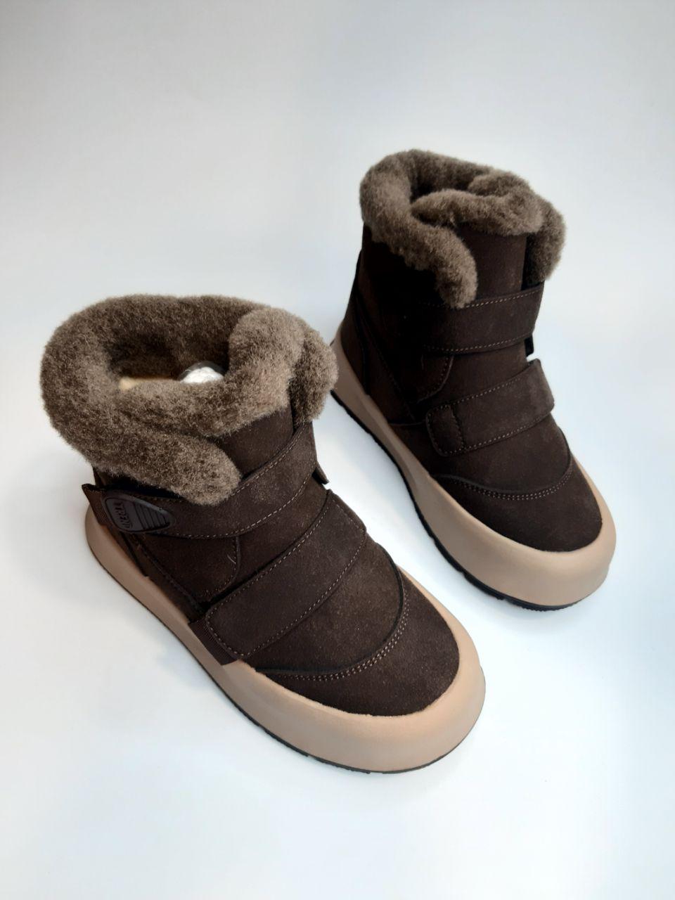 Черевики зимові Bi&Ki для дівчинки р. 35 22,5 см Коричневий (01426 B) - фото 4 Черевики зимові Bi&Ki для дівчинки р. 35 22,5 см Коричневий (01426 B) - фото 4