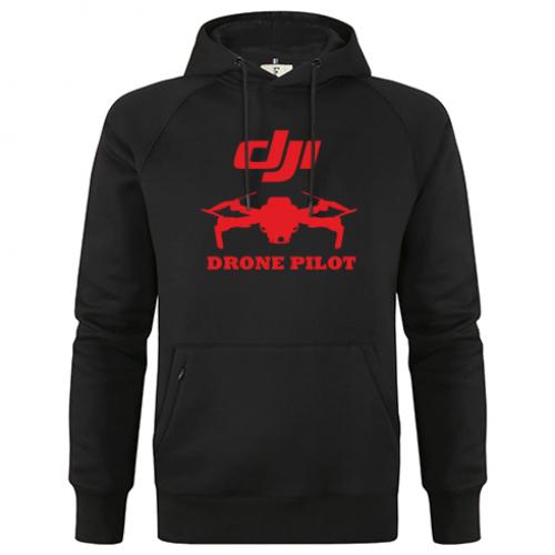 Худи мужское премиум Dji Drone Pilote XL Черный (16216535-2-182535-XL)
