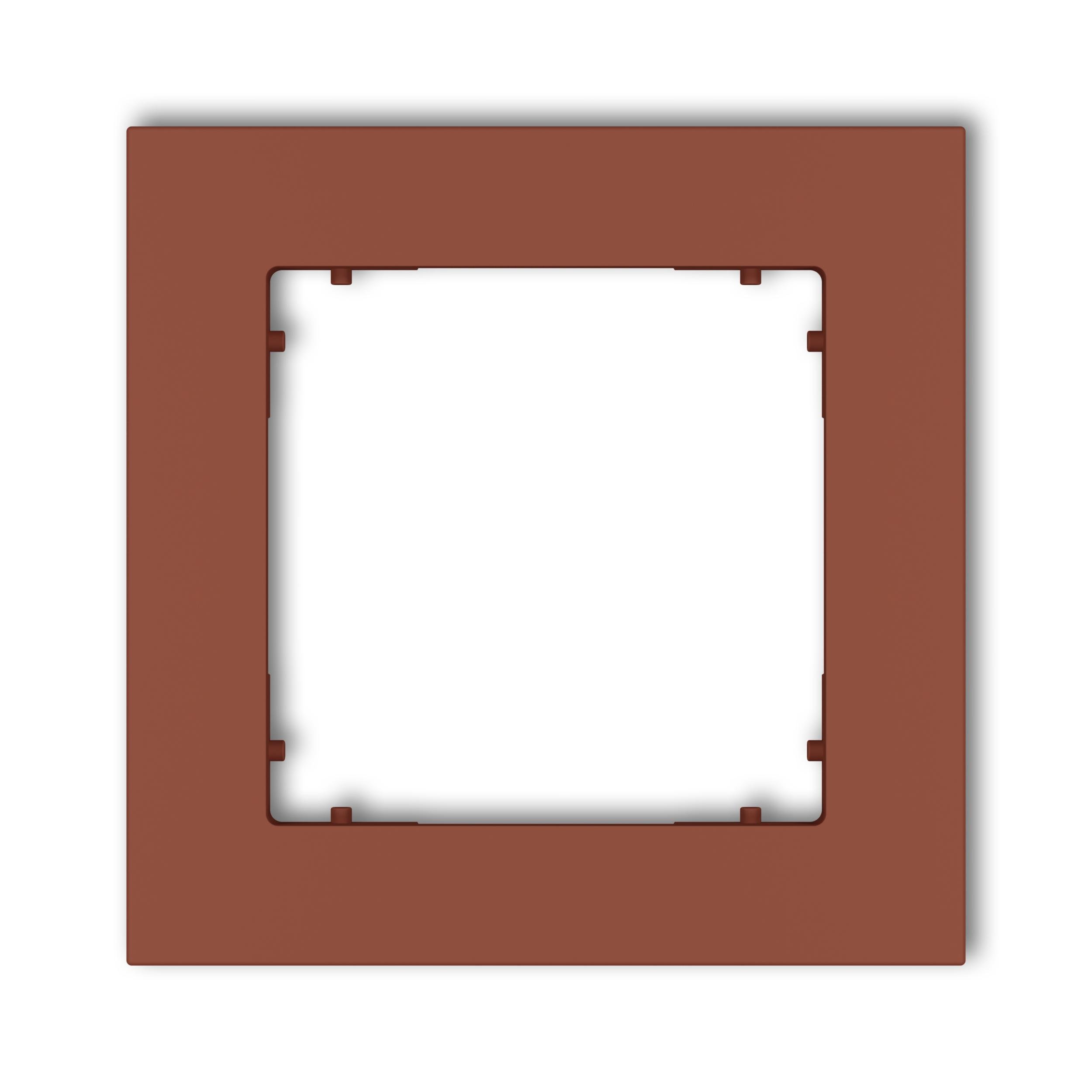 Рамка одинарна універсальна Karlik Mini Теракотовий (63MR-1)