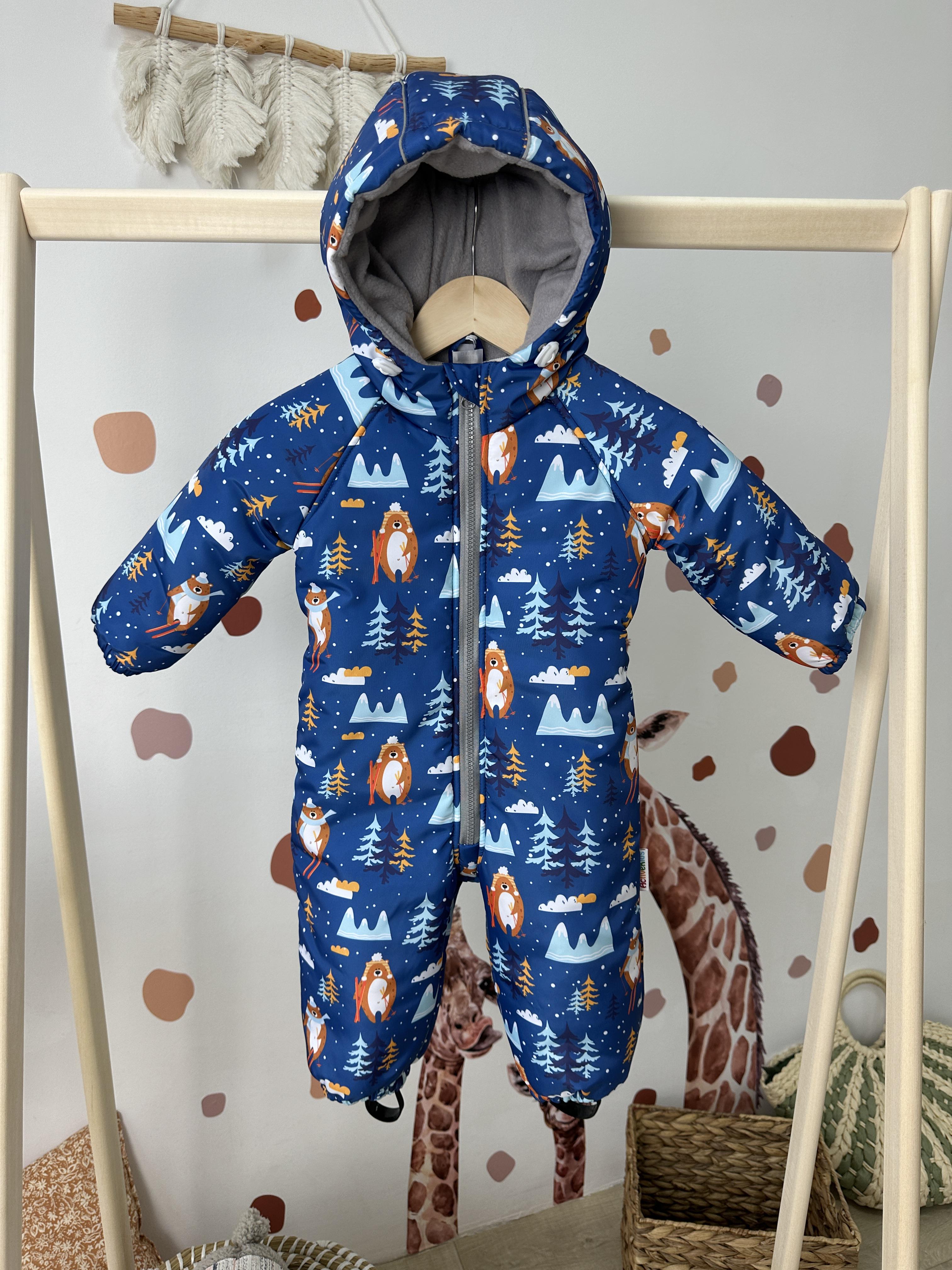 Детский зимний комбинезон Arctic с принтом 98 см (13046730)