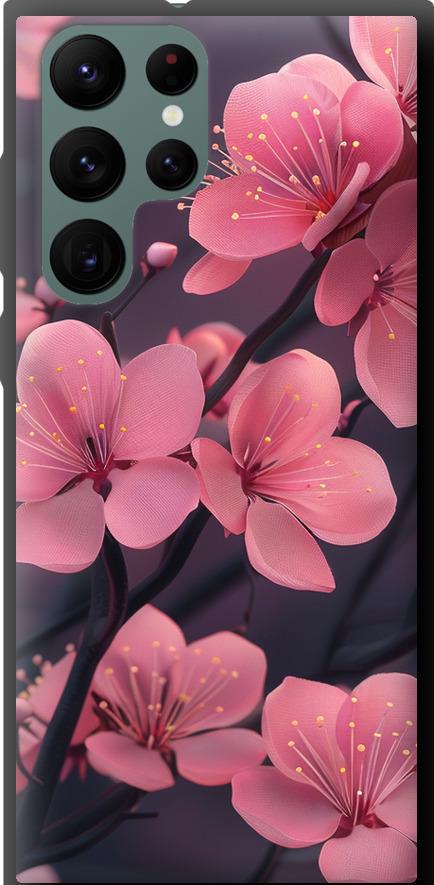 Чехол на Samsung Galaxy S22 Ultra Пурпурная сакура (6075b-2500-42517)