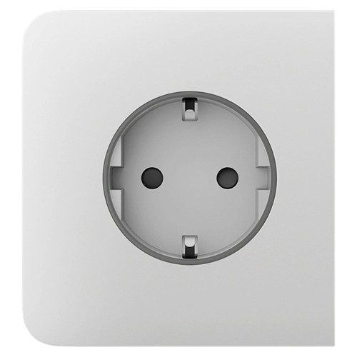 Фронтальна панель Ajax SideCover type F для вбудованої розетки White (7d58884f) Фронтальна панель Ajax SideCover type F для вбудованої розетки White (7d58884f)