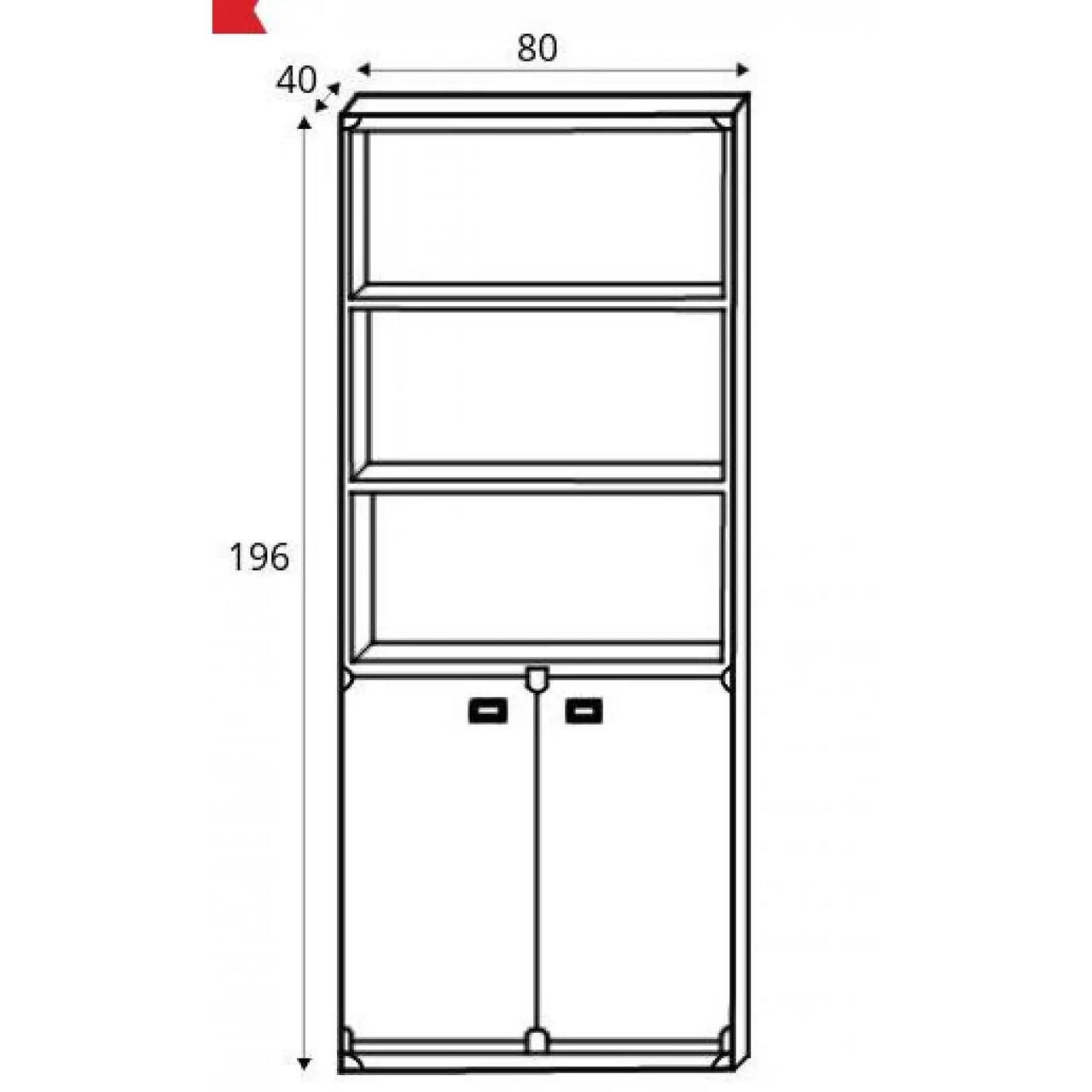Пенал відкритий ВМК Індіана JREG2DO/80 Сосна арізонська (GRB-1609) - фото 8 Пенал відкритий ВМК Індіана JREG2DO/80 Сосна арізонська (GRB-1609) - фото 8