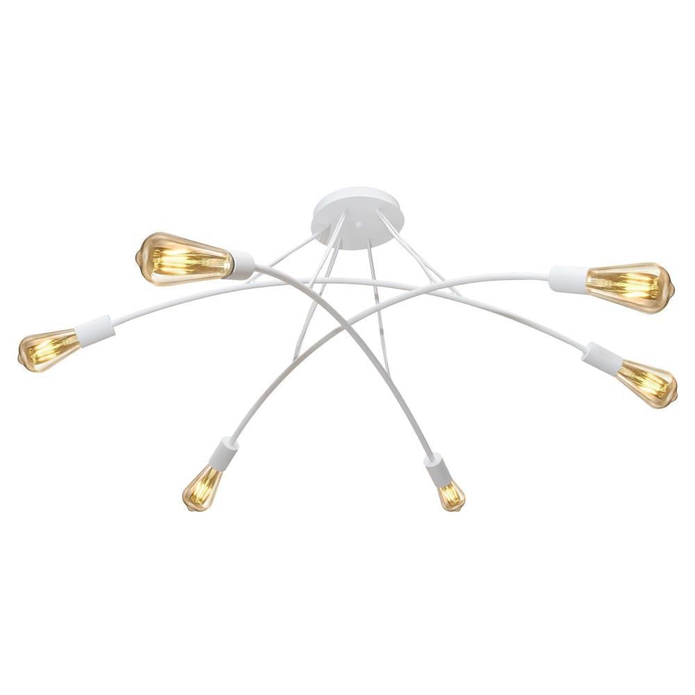 Люстра подвесная MSK Electric Orion на шесть ламп Е27 NL 9832-6 WH Белый (26526978)