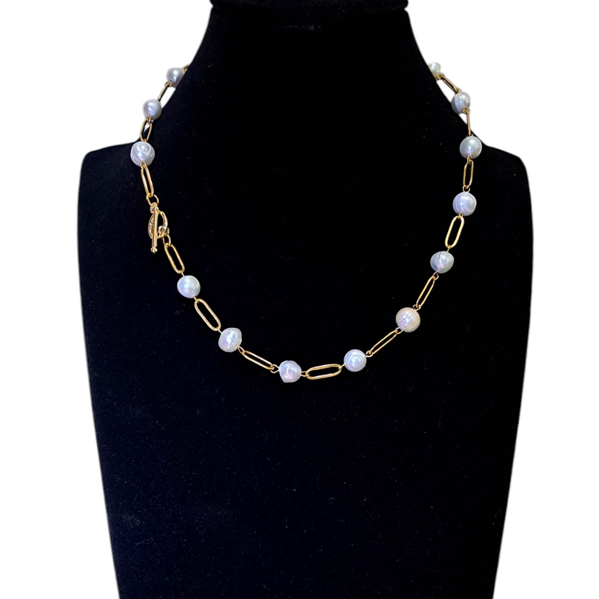 Ожерелье DARSANA Лаура из натурального жемчуга 400 мм (DRSU005318)