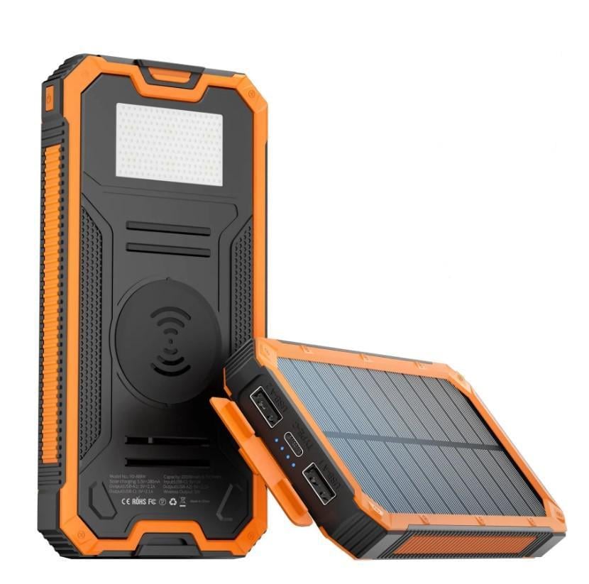 Повербанк автономный Solar 50000 мАч с подзарядкой от солнца и дополнительным LED-освещением (2104618804) - фото 13