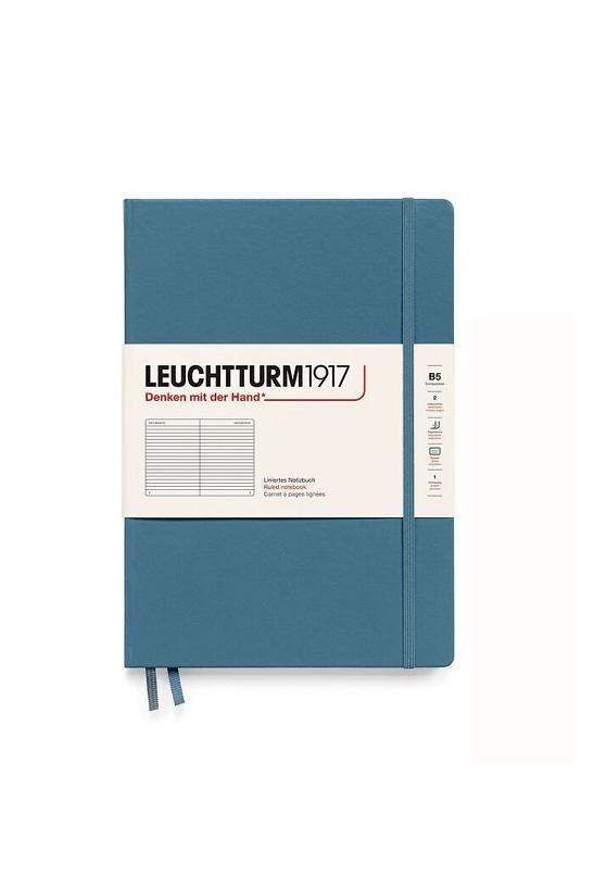 Блокнот Leuchtturm1917 Composition B5 линия Stone Blue (366182)