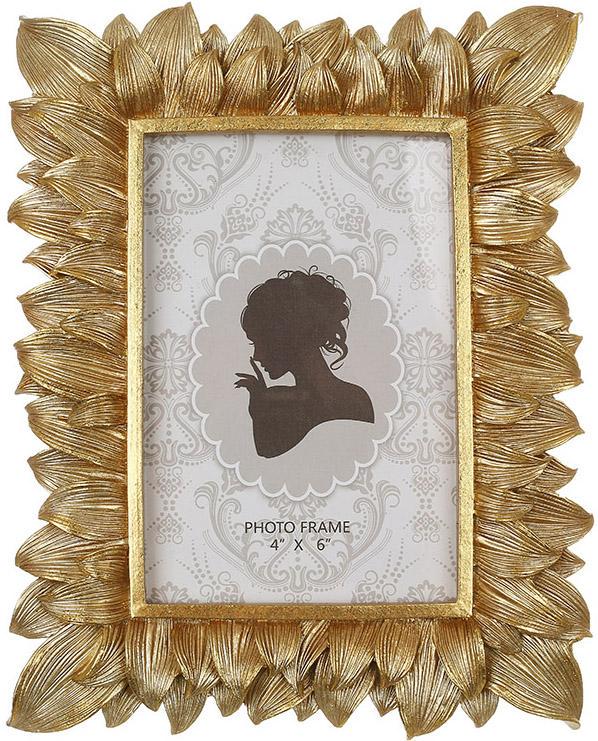 Фоторамка Flowers 10х15 см Золотой (287)