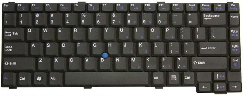 Клавиатура для ноутбука Gateway NX570 Black (36266444)