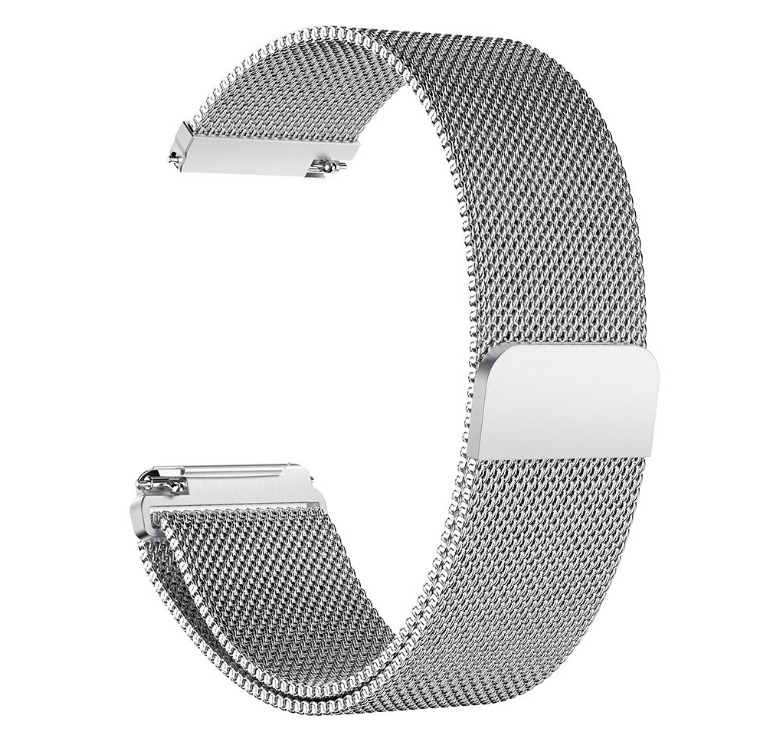 Миланский сетчатый ремешок для часов Fitbit Versa Silver (1017279147)