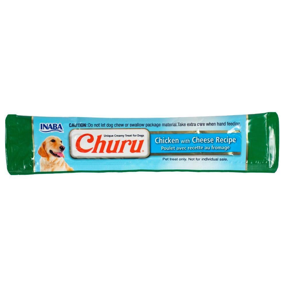 Лакомство для собак INABA Churu Сливочный мусс в стиках с курицей и сыром 1 шт. 14 г (2486032214)