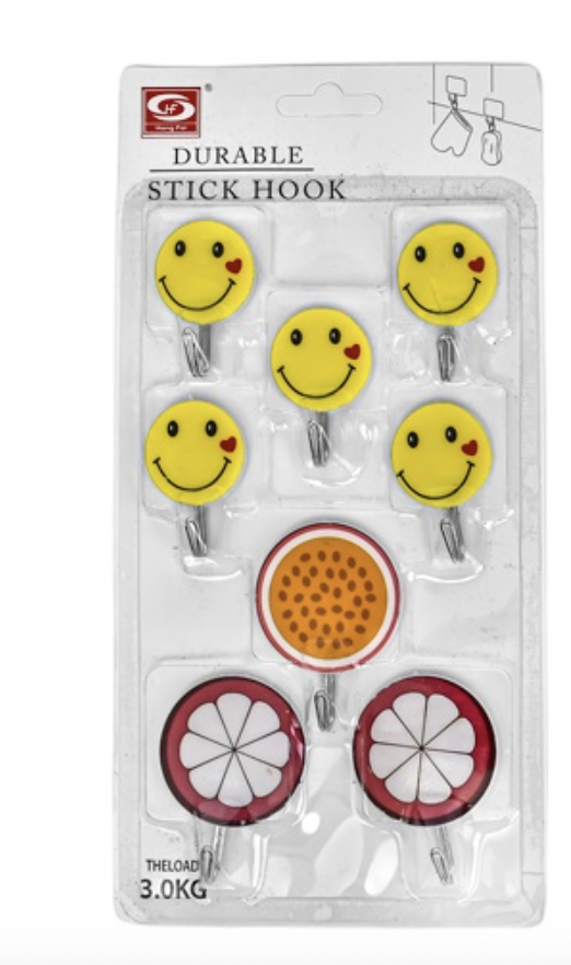 Крючки декоративные самоклеящиеся R89074 8 шт. Крючки декоративные самоклеящиеся R89074 8 шт.