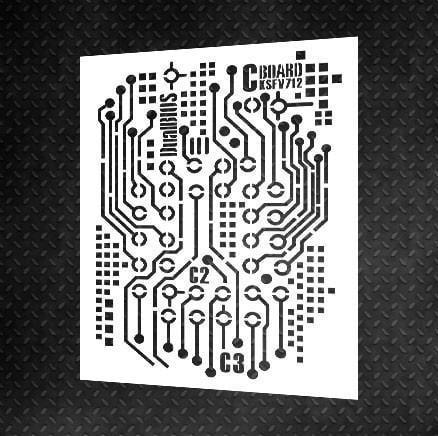 Трафарет многоразовый DFA Лофт 2 для штукатурки и краски (L00002)