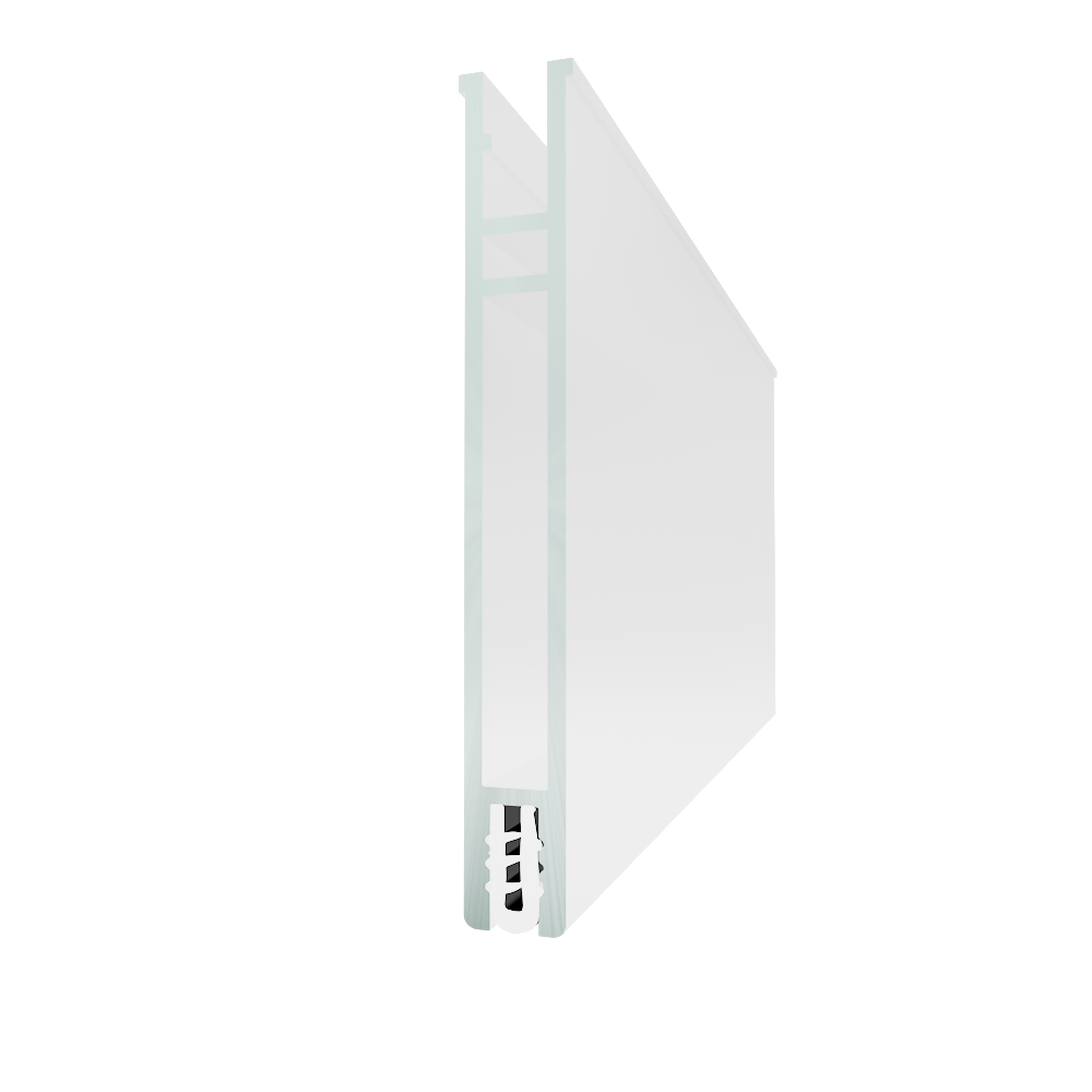 Профиль под демпфер Отпор Белый (20244) Профиль под демпфер Отпор Белый (20244)