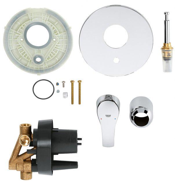 Смеситель для ванны скрытого монтажа Grohe Eurosmart New (33305002) - фото 2 Смеситель для ванны скрытого монтажа Grohe Eurosmart New (33305002) - фото 2