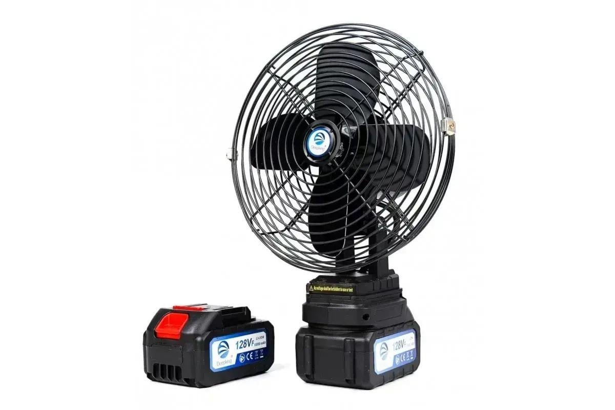 Вентилятор портативний VAP-8 8" 2 акумулятори 21V (M17193)