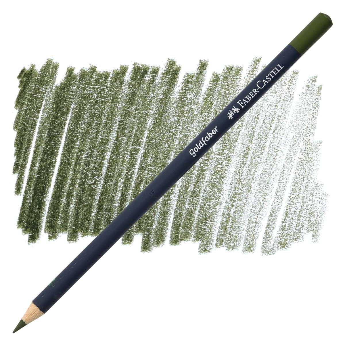 Олівець кольоровий Faber-Castell GoldFaber 173 Olive Green Yellowish (114773) Олівець кольоровий Faber-Castell GoldFaber 173 Olive Green Yellowish (114773)