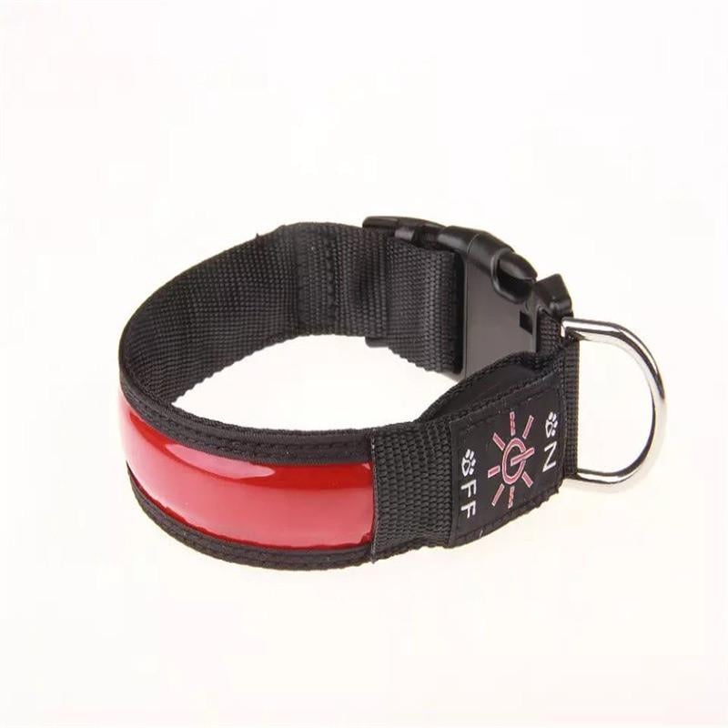 Ошейник светящийся LED с аккумулятором для собак для вечерних прогулок с USB зарядкой (000542) Ошейник светящийся LED с аккумулятором для собак для вечерних прогулок с USB зарядкой (000542)