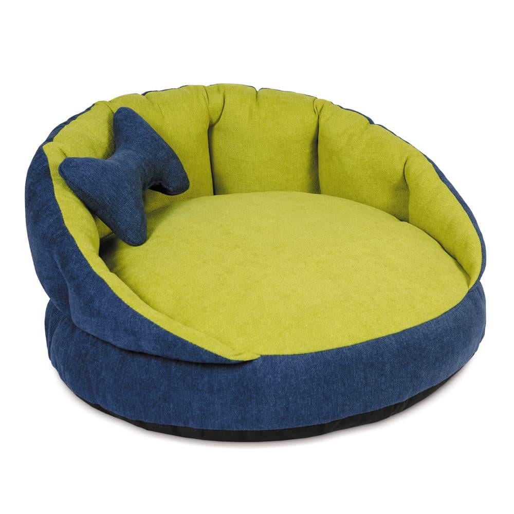 Лежак для животных Природа Pet Fashion Шарм 54x54x27 см Лаймовый (PR241321)