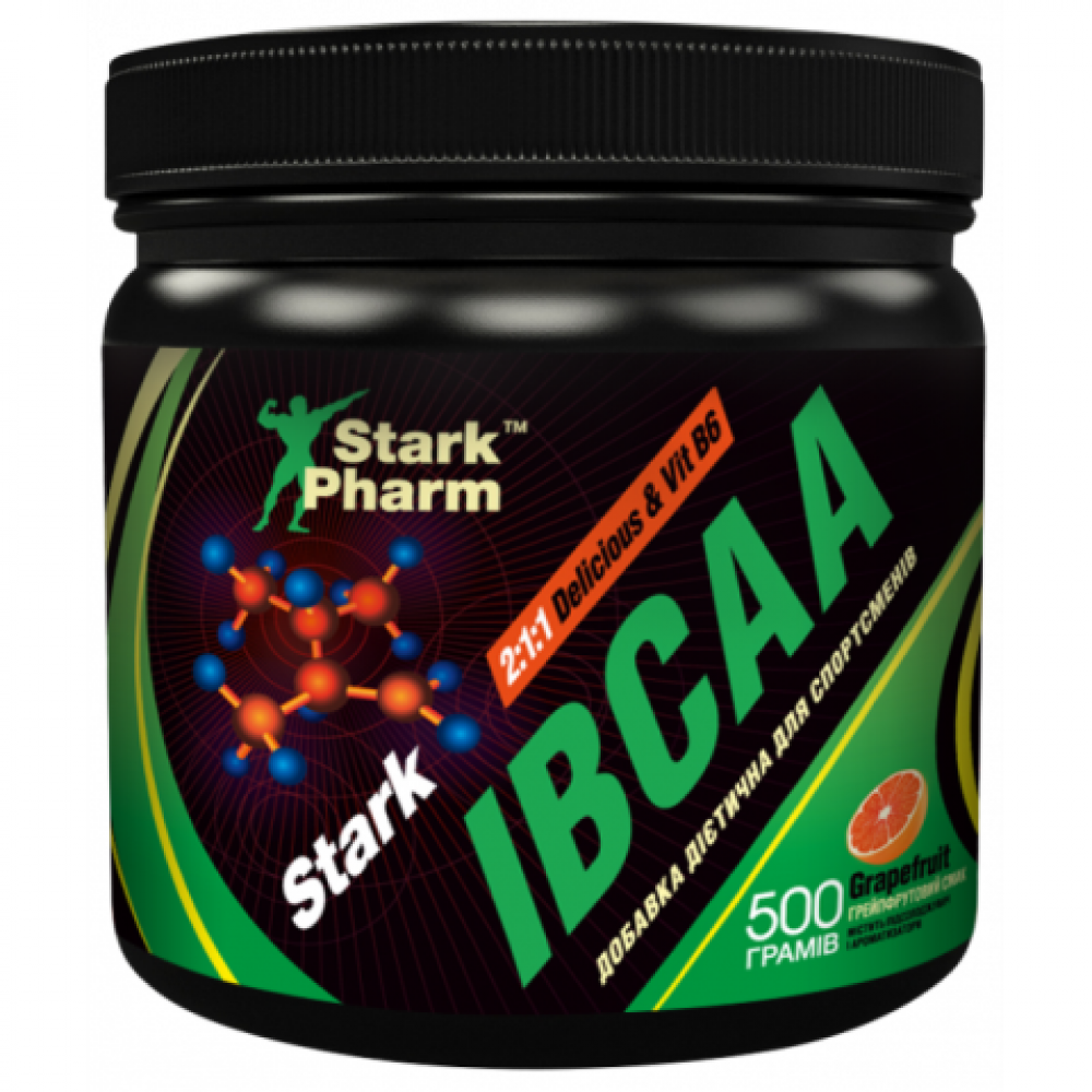 Амінокислота Stark IBCAA 2-1-1/Vit B6 500 г Grapefruit (100-97-6343540-20)