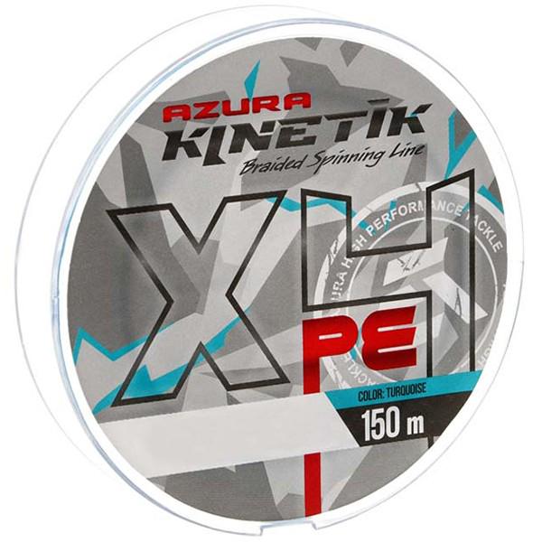 Шнур Azura Kinetik X4 150 м № 0.3 0,094 мм Turquoise (KX4-03)