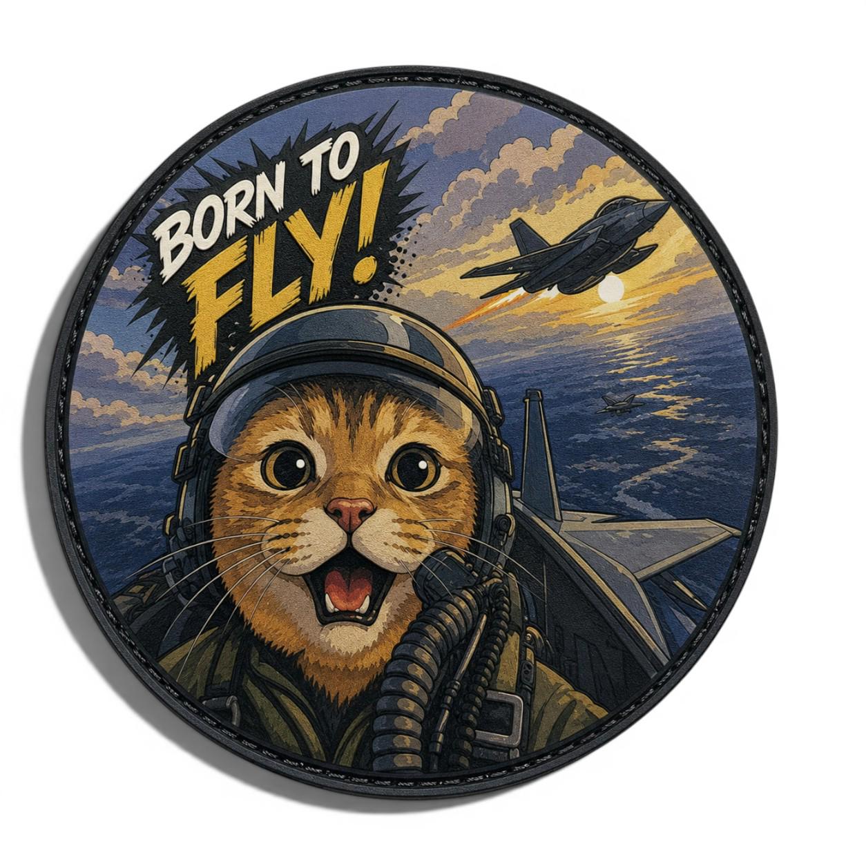 Патч-шеврон Born to Fly (35345444)