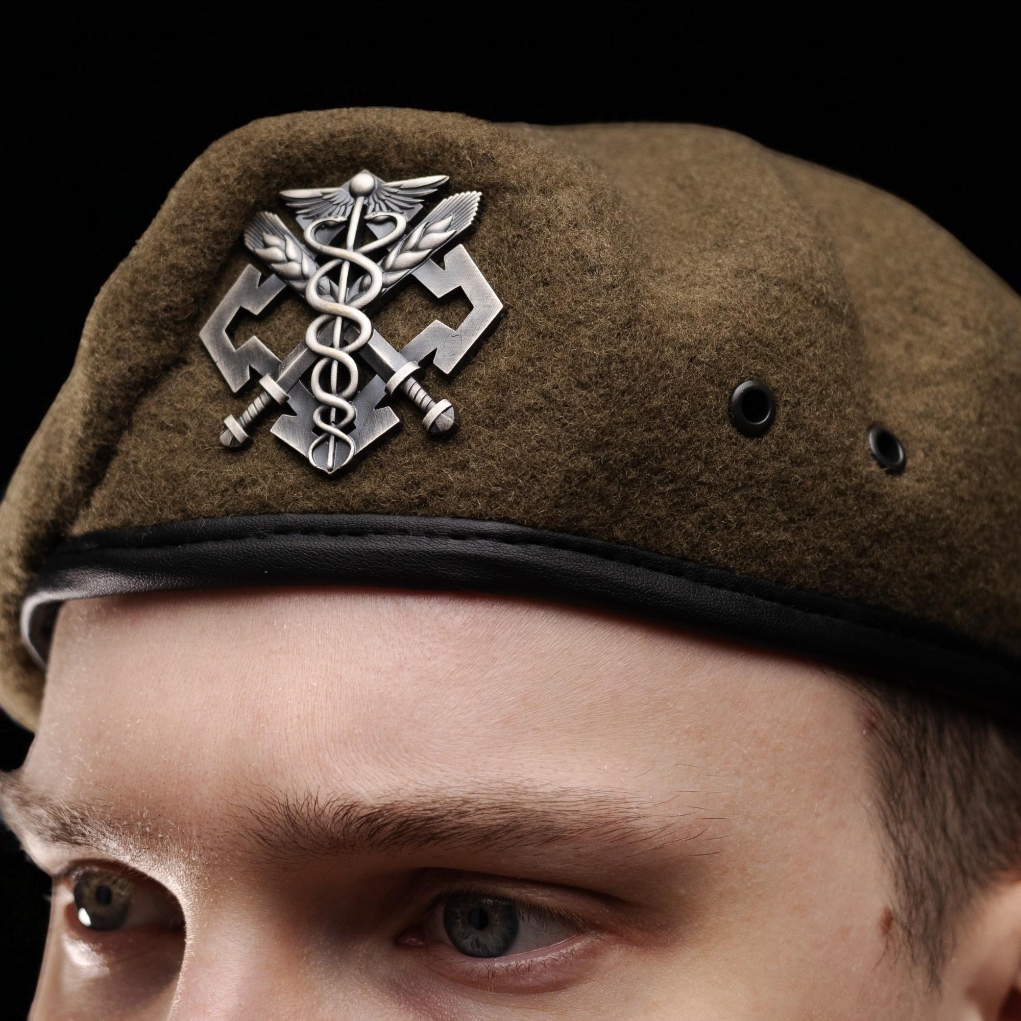 Берет Силы логистики Вооруженных Сил Украины XXL/61-62 см Степ (29052600) - фото 5 Берет Силы логистики Вооруженных Сил Украины XXL/61-62 см Степ (29052600) - фото 5