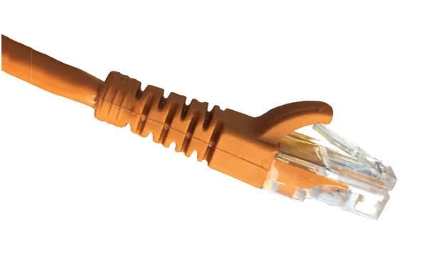 Патч-корд OK-net Кат.6 UTP 24AWG LZ0H 2м Помаранчевий