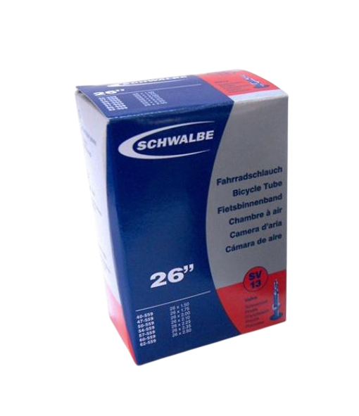 Камера для велосипеда Schwalbe SV13 40 мм EK 26"/40/62x559 (TUB-E7-02)