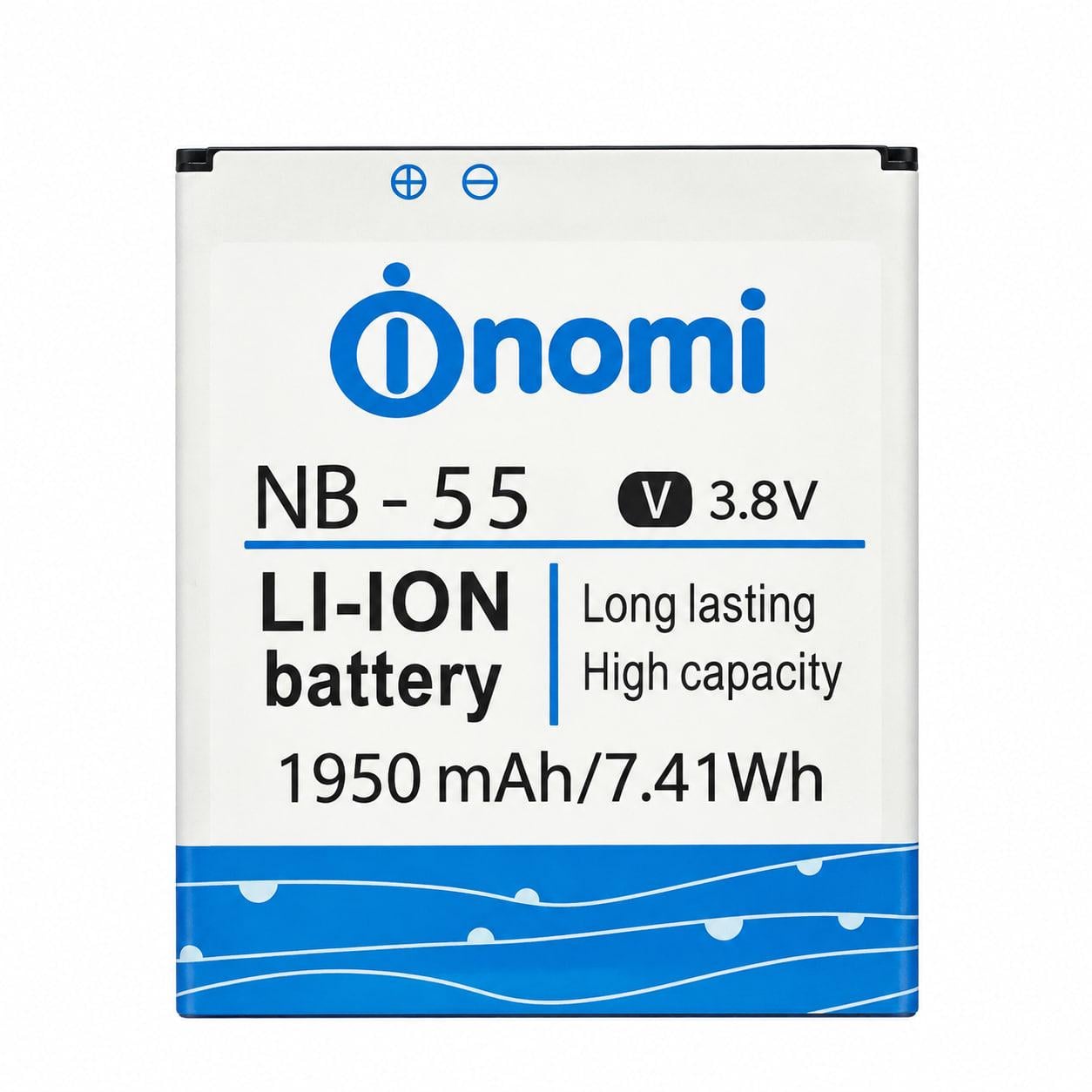 Аккумулятор NB-55 для Nomi i505 1950 mAh (3511617)