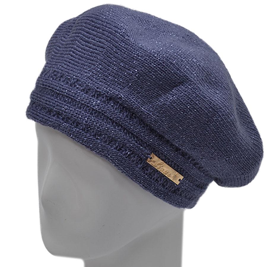 Берет шерстяной Lirus Алина Джинсовый (70261)