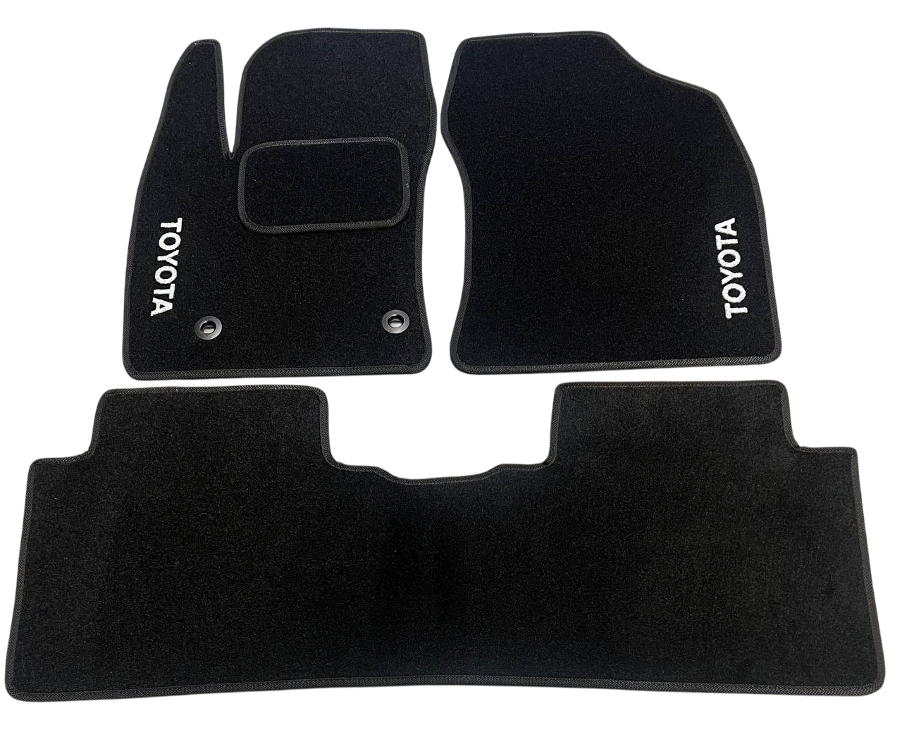 Коврики в салон ворсовые для Toyota Corolla 2013- 5 шт. Черный (27326804)