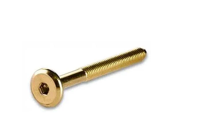 Гвинт з плоскою головкою під шестигранник з введенням DIN 7420 М6х100 оцинкований 500 шт. Жовтий